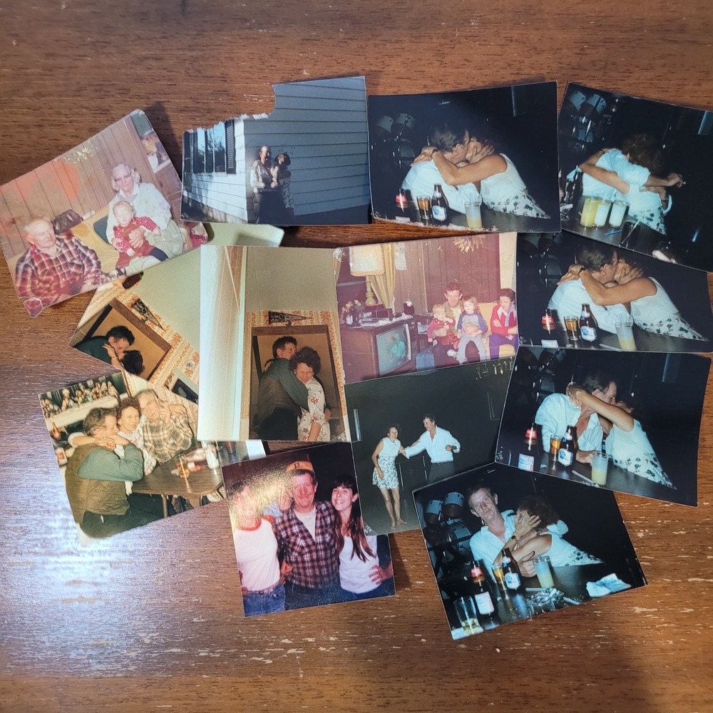 Vintage 1970s Photos Lot 12pc‎ Party Couple Lifestyle Family Pearce